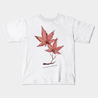 Japanese Maple Kids T-Shirt